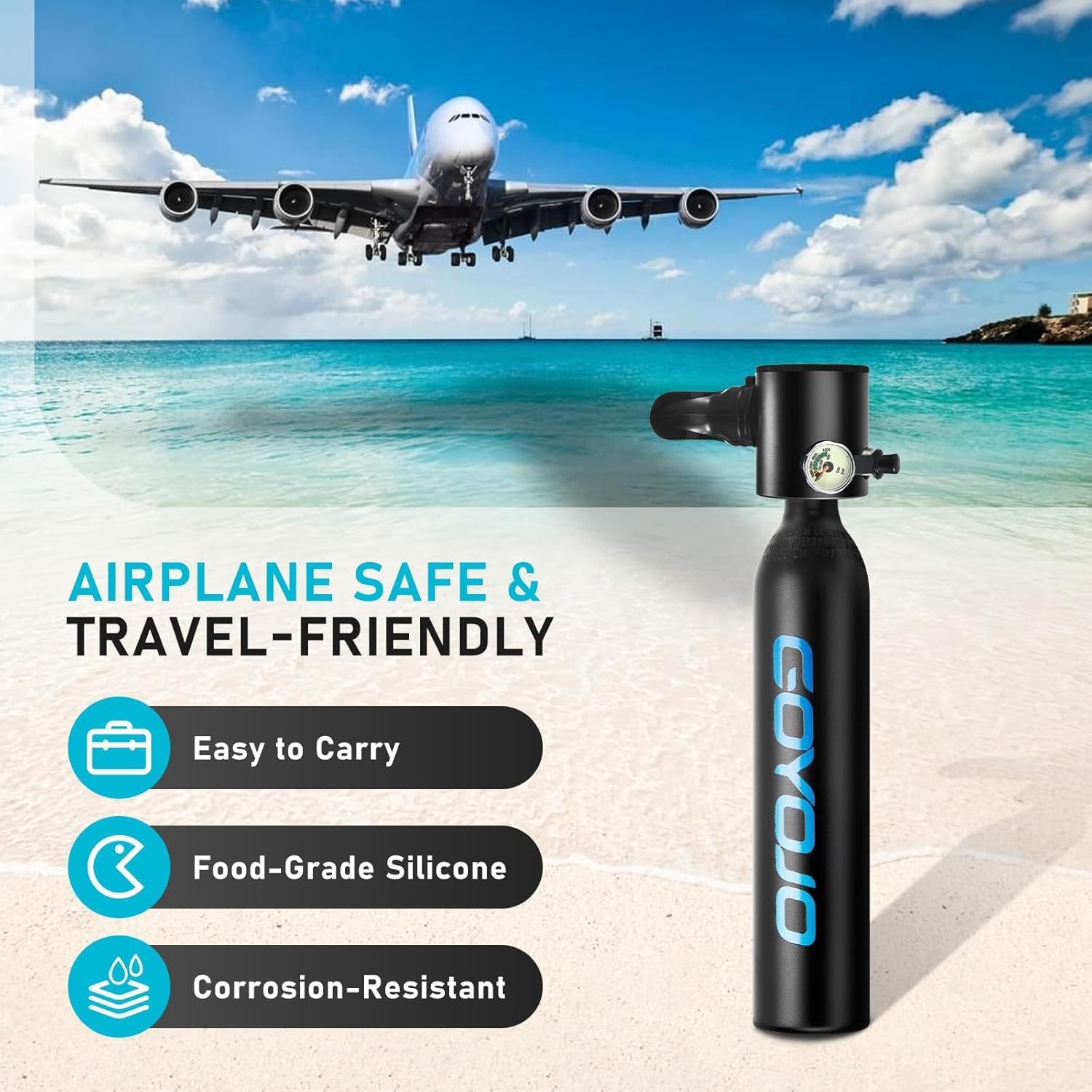 GOYOJO 0.5L Mini Scuba Tank