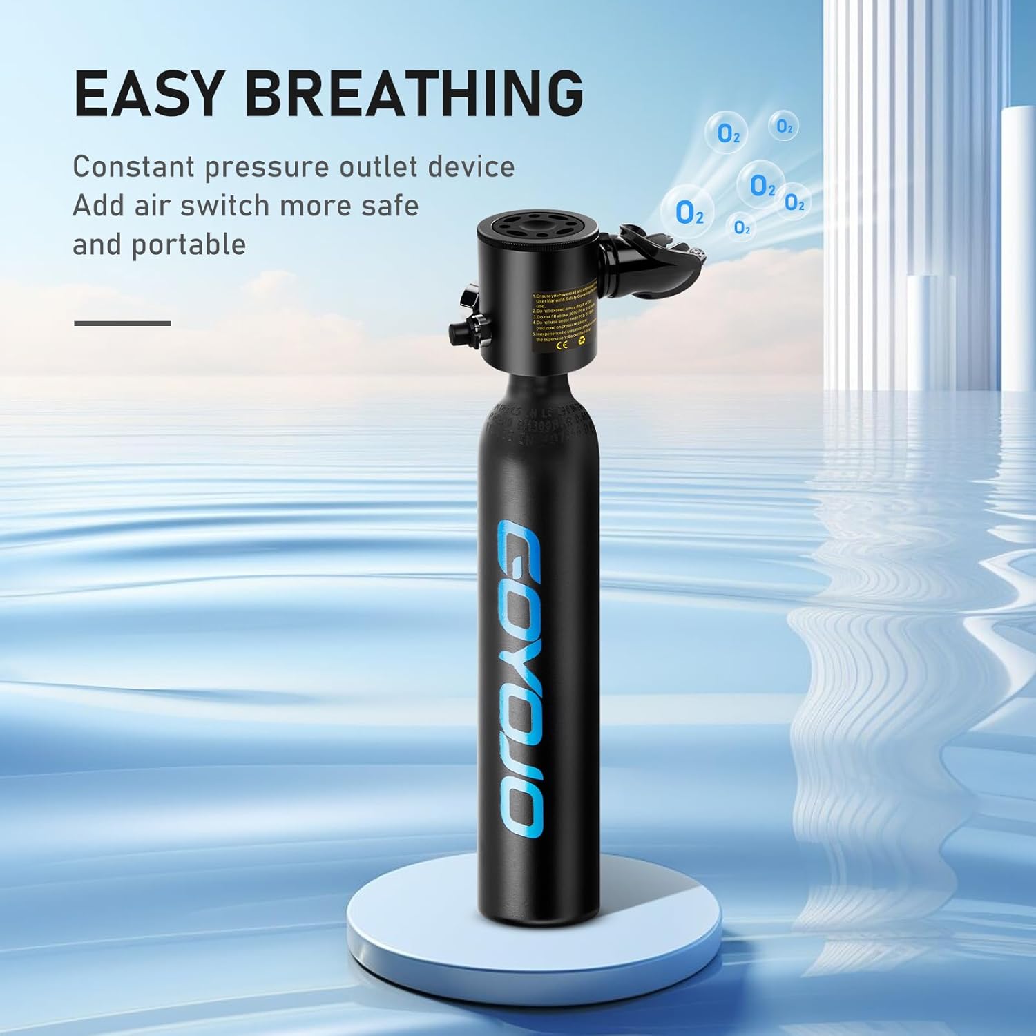 GOYOJO 0.5L Mini Scuba Tank